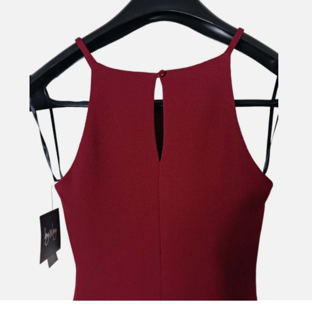 By & By Womens Dress Size XS Sleeveless Wine Color Solid Liverpool Retail $49 - Picture 4 of 8